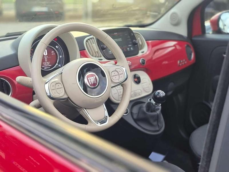 Usata Fiat 500C Star 69 CV (50 kW) 2023 Rosso Cabrio