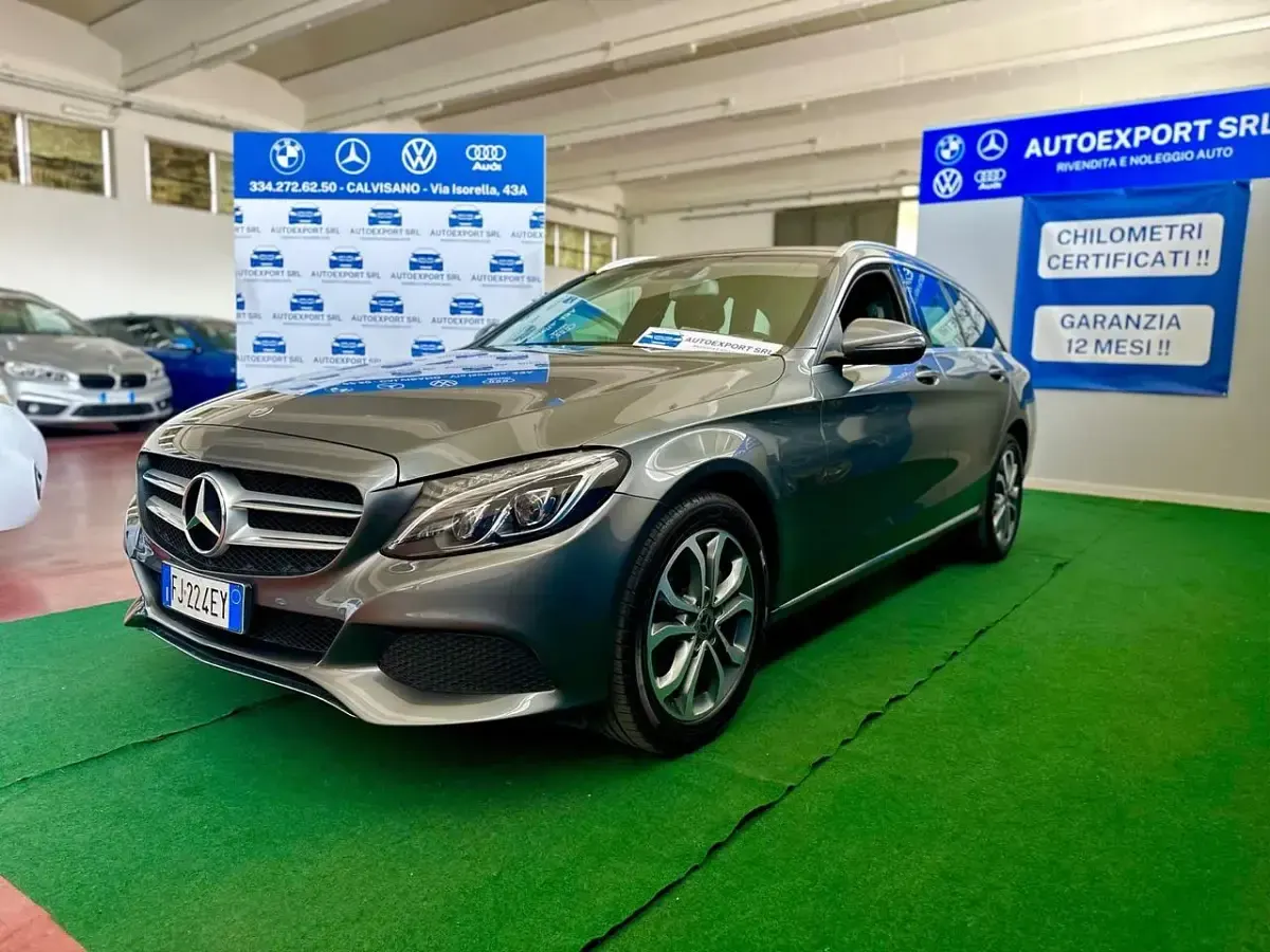 Usata Mercedes C220 Business 170 CV (125 kW) 2017 Argento Station wagon