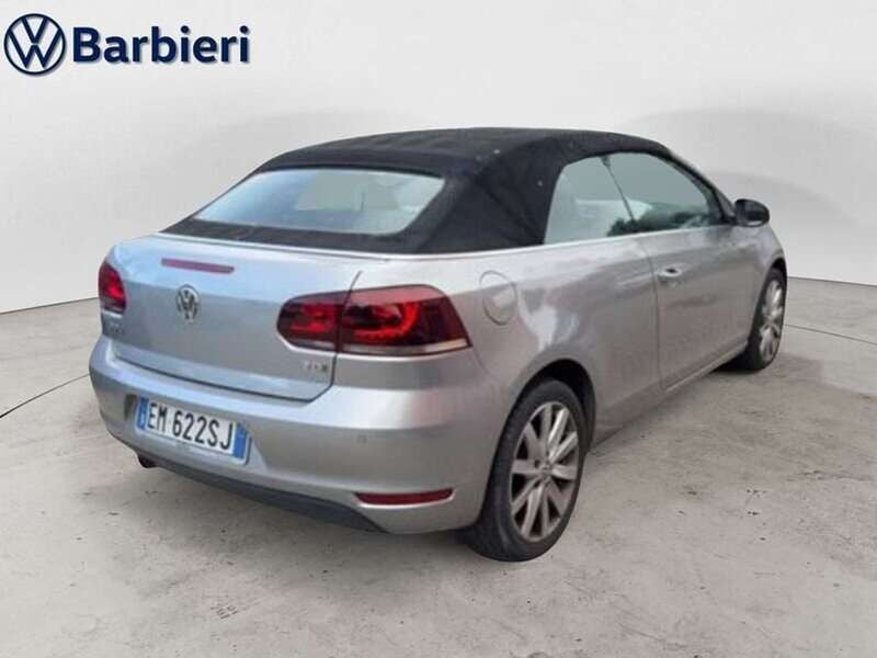 Usata VW Golf Cabriolet 105 CV (77 kW) 2012 Argento Cabrio