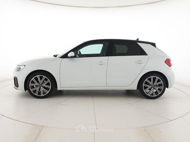 Usata Audi A1 Sportback Business 110 CV (80 kW) 2023 Bianco ghiacciaio metallizzato nero mito Utilitaria