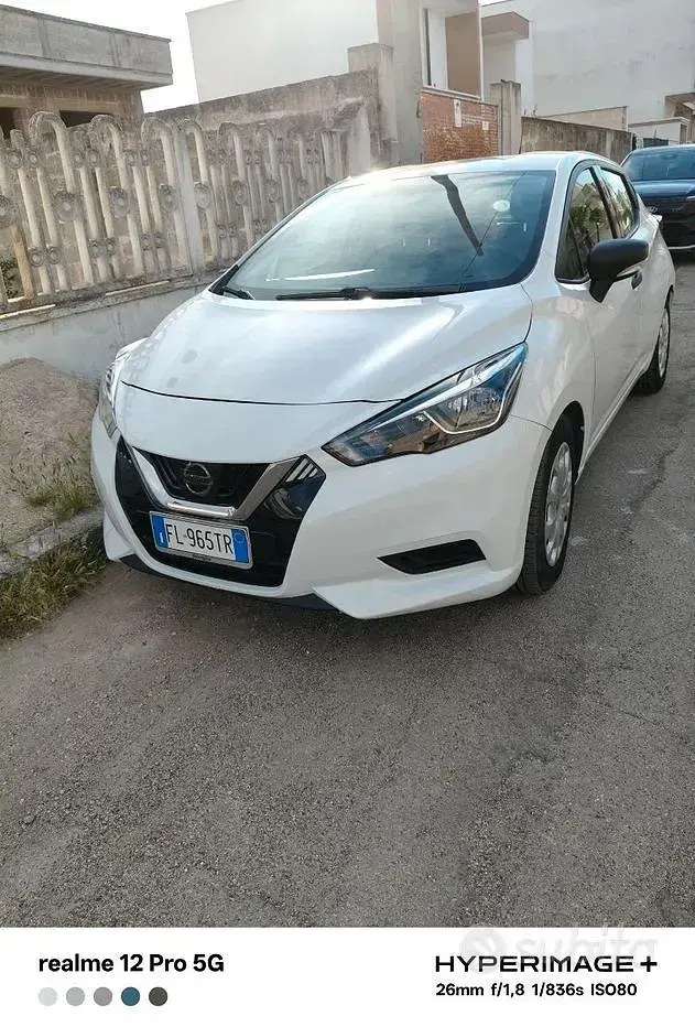 Usata Nissan Micra 90 CV (66 kW) 2017 Bianco Utilitaria