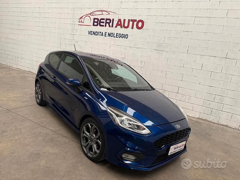 Usata Ford Fiesta ST-Line 119 CV (87 kW) 2018 Blu Utilitaria