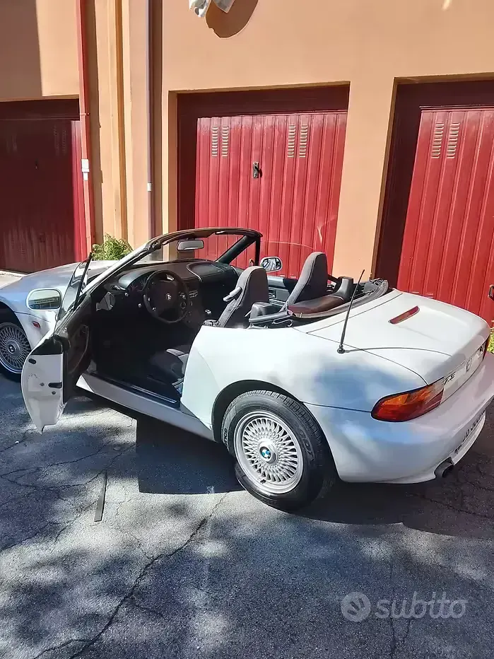 Usata BMW Z3 118 CV (86 kW) 1999 Bianco Cabrio