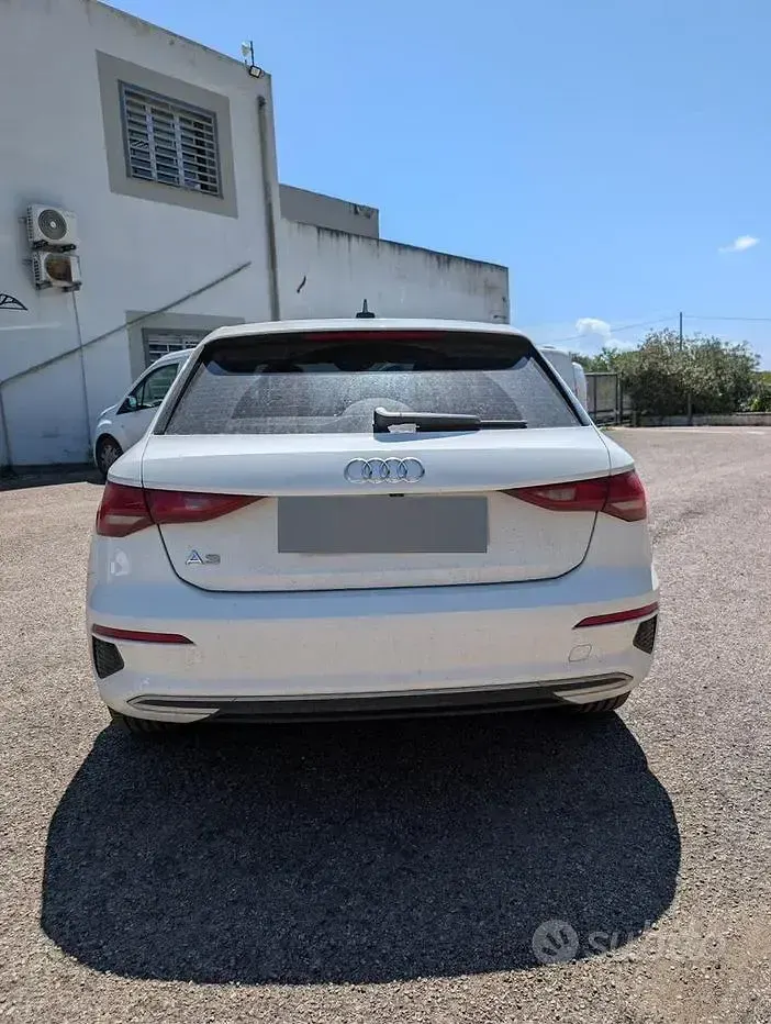 Usata Audi A3 Advanced 150 CV (110 kW) 2022 Bianco Berlina