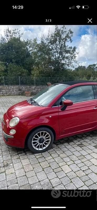 Usata Fiat 500 75 CV (55 kW) 2010 Cabrio