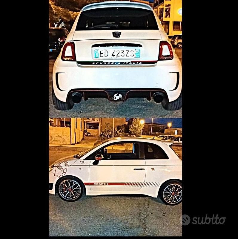 Usata Abarth 500 135 CV (99 kW) 2011 Bianco Utilitaria