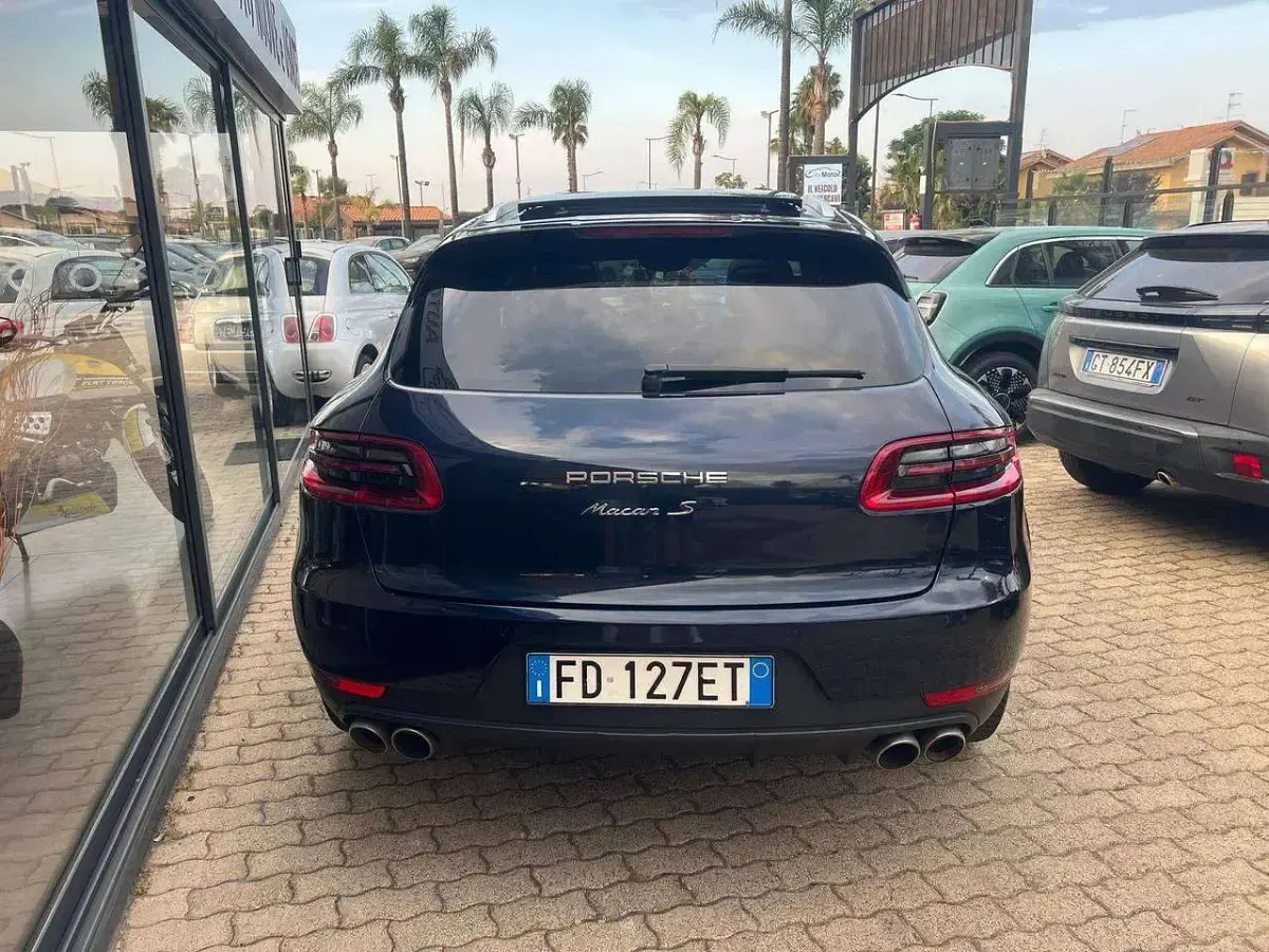 Usata Porsche Macan 250 CV (183 kW) 2016 Blu/azzurro SUV