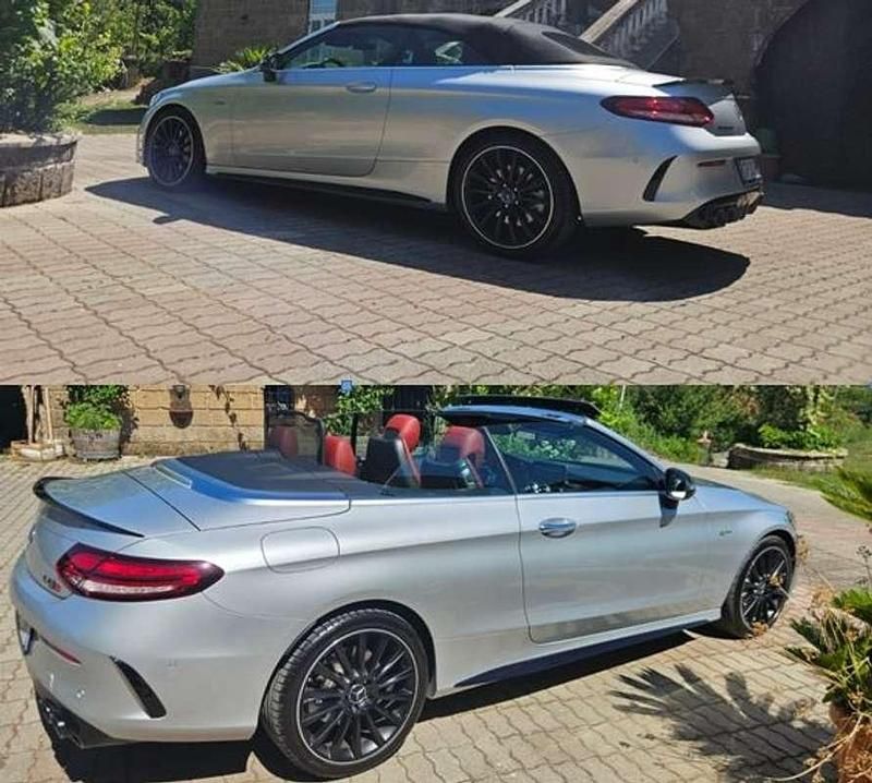 Usata Mercedes C43 AMG AMG 390 CV (286 kW) 2019 Argento Cabrio