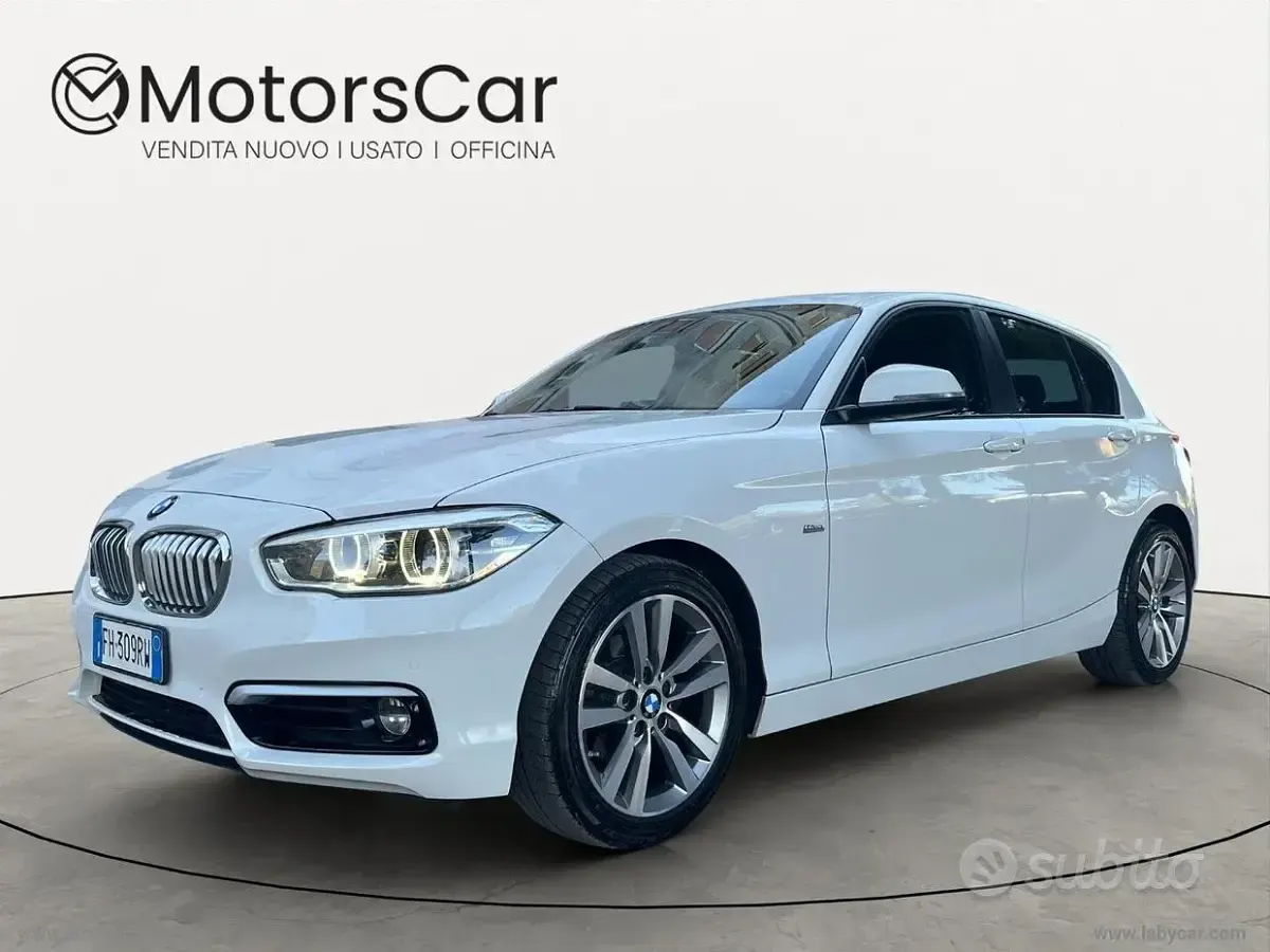 Usata BMW 118 150 CV (110 kW) 2017 Bianco Berlina