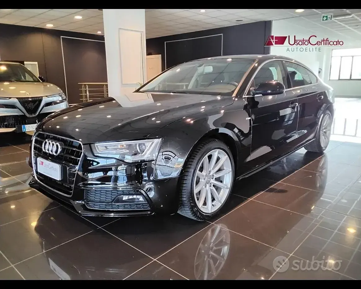 Usata Audi A5 Advanced 143 CV (105 kW) 2013 Nero Coupé