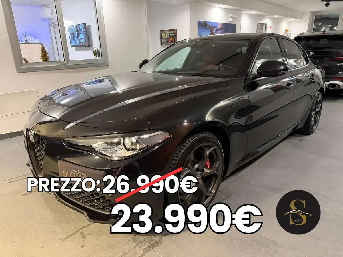 Usata Alfa Romeo Giulia Veloce 211 CV (155 kW) 2020 Nero Berlina