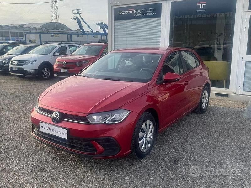 Usata VW Polo 80 CV (58 kW) 2022 Rosso Utilitaria