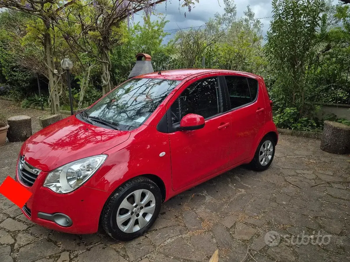 Usata Opel Agila 2009 Rosso Utilitaria