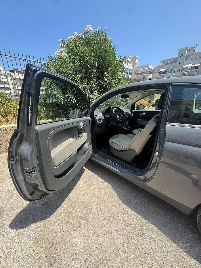 Usata Fiat 500 Lounge 69 CV (50 kW) 2011 Grigio Berlina