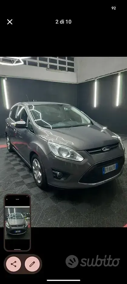 Occasion Ford C-MAX Titanium 115 ch (84 kW) 2014 Marron Monospace