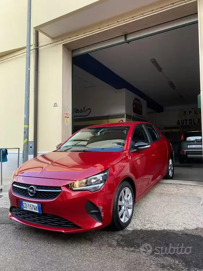 Usata Opel Corsa Elegance 75 CV (55 kW) 2021 Rosso Utilitaria