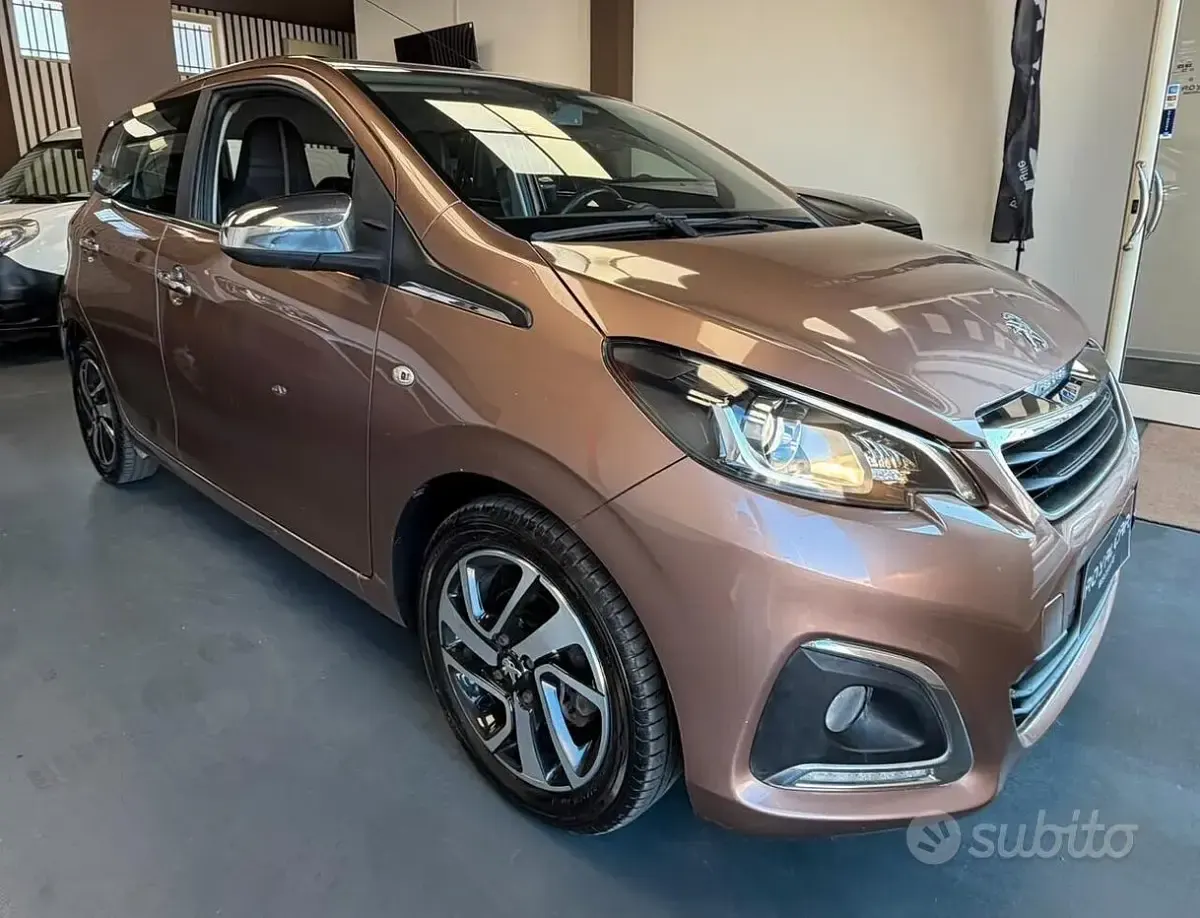 Usata Peugeot 108 82 CV (60 kW) 2015 Marrone Berlina