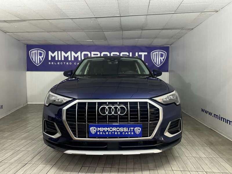 Usata Audi Q3 Advanced 150 CV (110 kW) 2021 Blu SUV