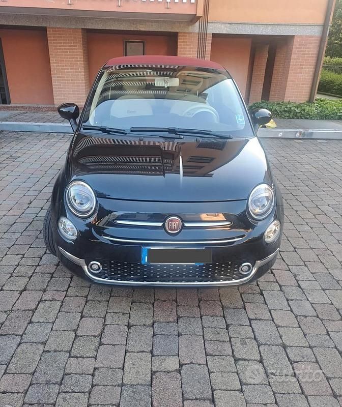 Usata Fiat 500 69 CV (50 kW) 2020 Nero Cabrio