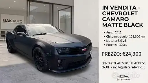 Usata Chevrolet Camaro 314 CV (230 kW) 2011 Coupé