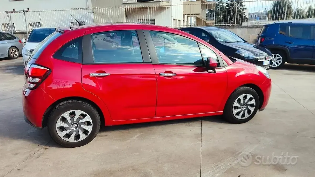 Usata Citroën C3 Exclusive 68 CV (50 kW) 2013 Rosso Berlina
