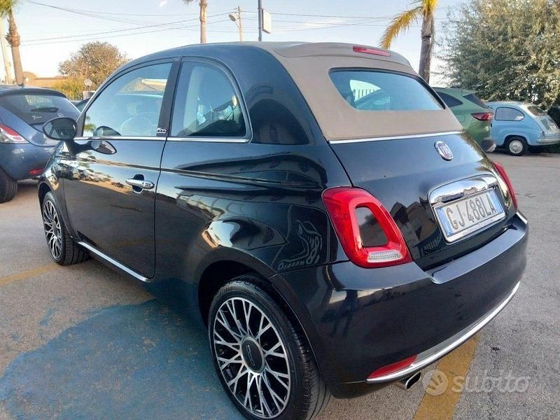 Usata Fiat 500C Dolcevita 70 CV (51 kW) 2021 Nero Cabrio