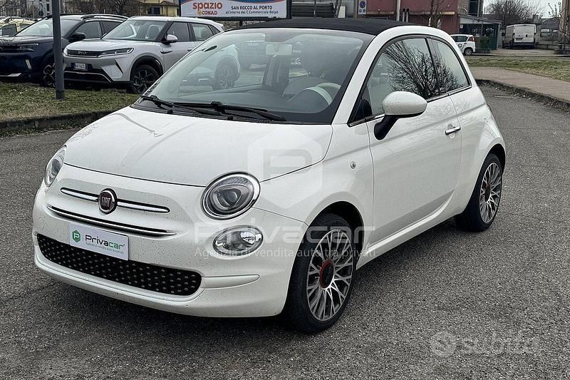 Usata Fiat 500C Lounge 69 CV (50 kW) 2019 Bianco Cabrio