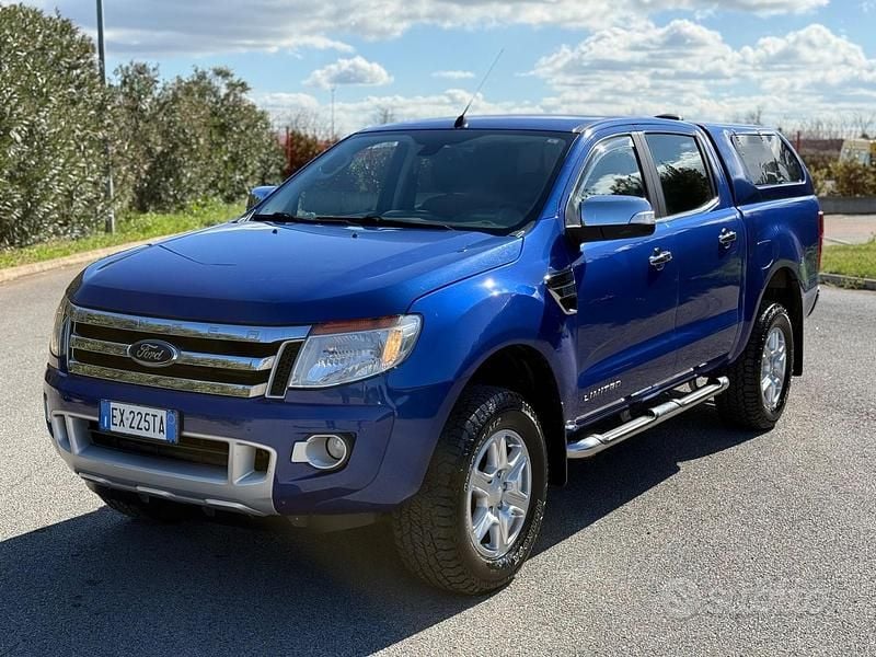 Usata Ford Ranger Limited 150 CV (110 kW) 2014 Blu Pick-up