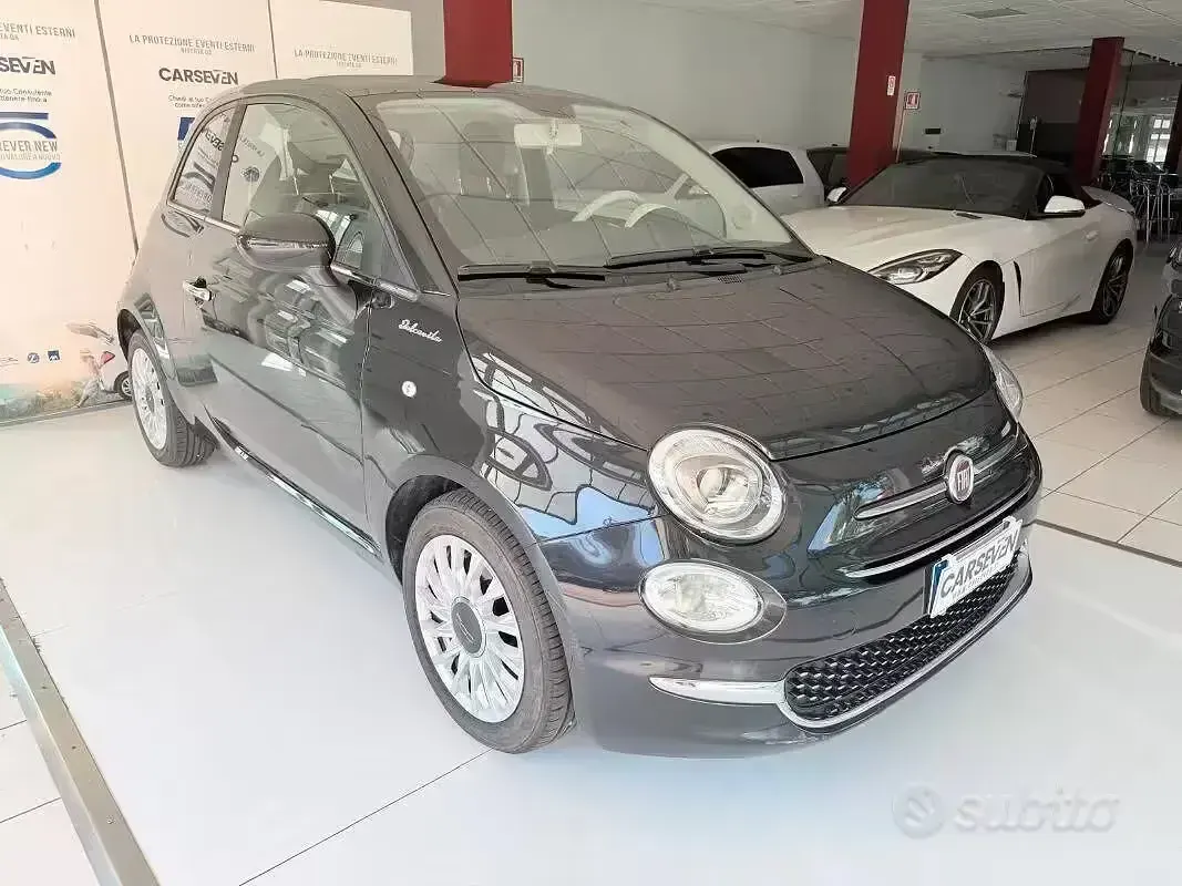Usata Fiat 500 Dolcevita 69 CV (50 kW) 2022 Nero Berlina