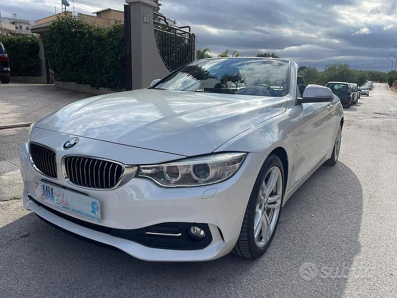 Usata BMW 420 Luxury Line 184 CV (135 kW) 2014 Bianco Cabrio