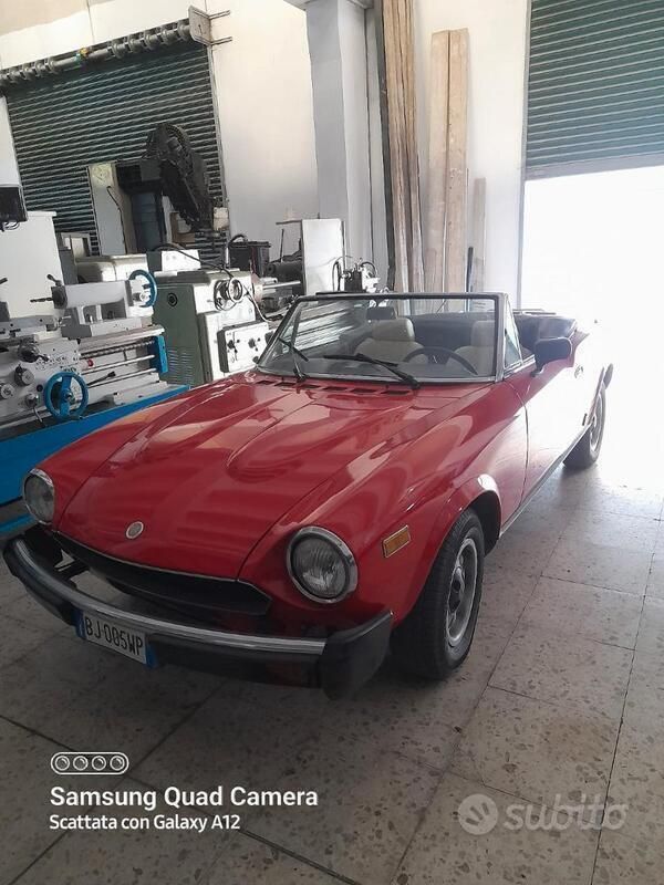 Usata Fiat 124 Spider 135 CV (99 kW) 1980 Rosso Cabrio