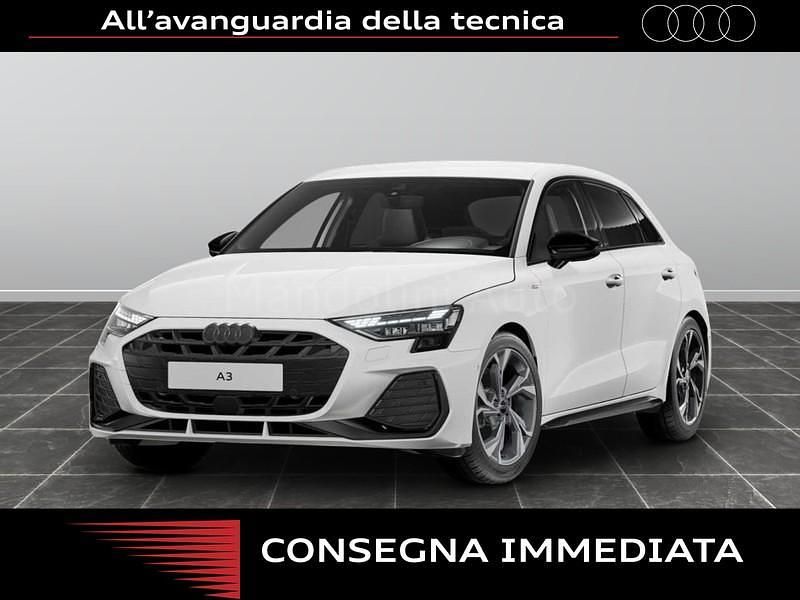 Bianco arkona Nuova 2025 Audi A3 S-Line Tre volumi | 38.202 € (Ottimo prezzo) - Immagine 1/4