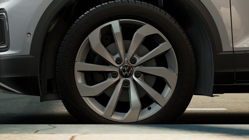 Nuova VW T-Roc Edition 110 CV (80 kW) 2025 Pyrit silver met SUV