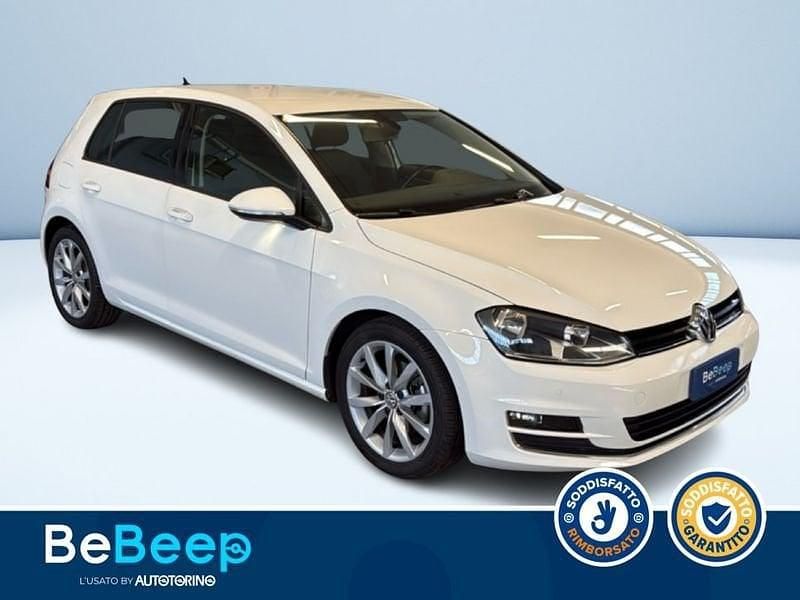 Usata VW Golf VII Comfortline 110 CV (80 kW) 2016 Bianco pastello Berlina