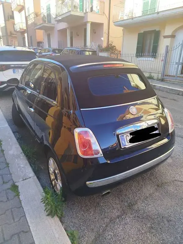 Usata Fiat 500C Lounge 69 CV (50 kW) 2012 Nero Cabrio