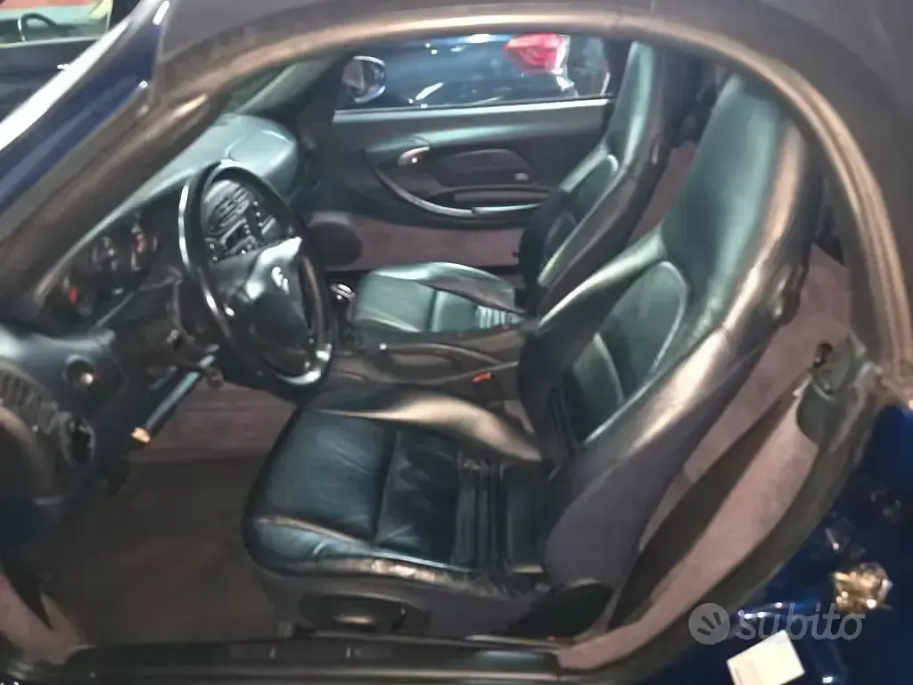 Usata Porsche Boxster 220 CV (161 kW) 2001 Blu Cabrio
