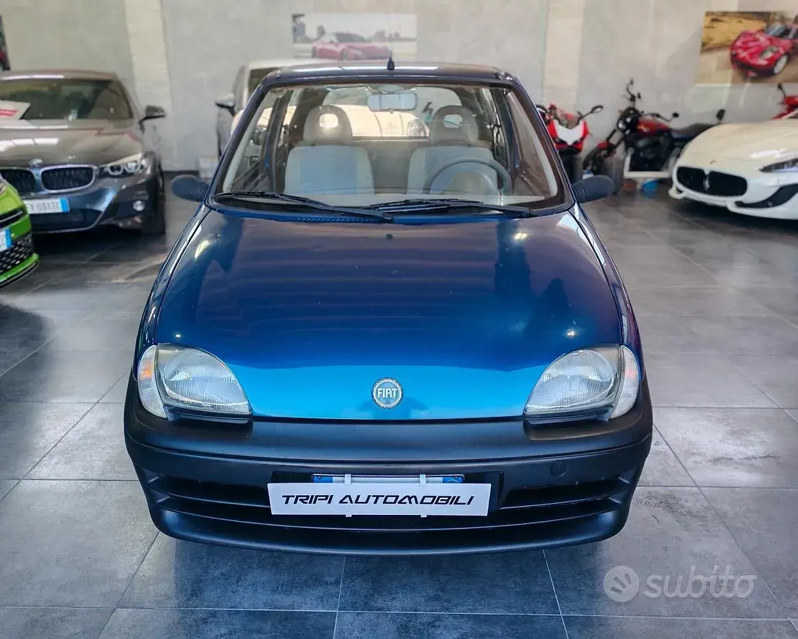 Usata Fiat Seicento 54 CV (39 kW) 2005 Blu Utilitaria
