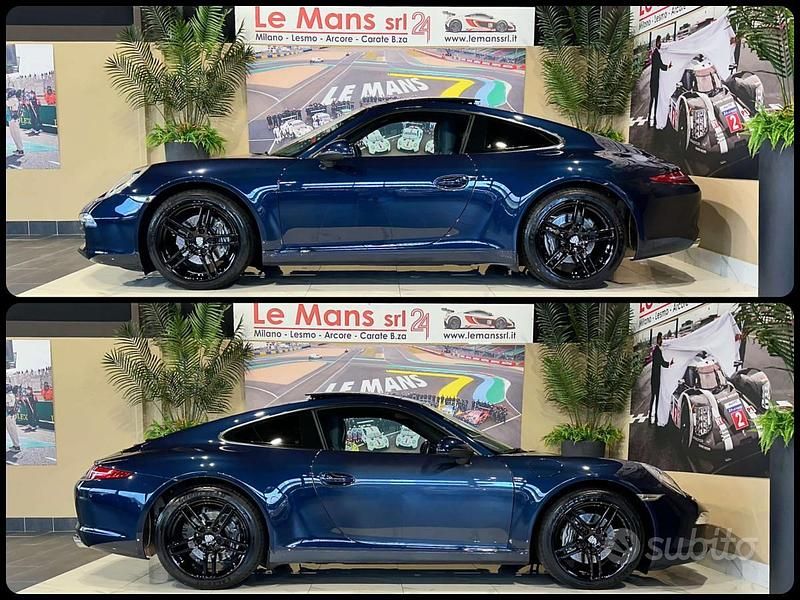 Usata Porsche 911 Carrera 350 CV (257 kW) 2012 Blu Coupé