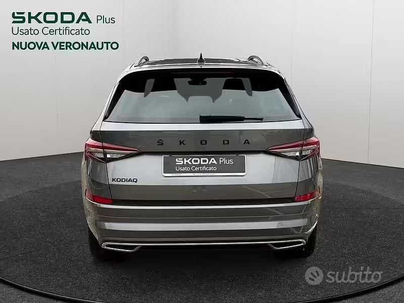Usata Skoda Kodiaq SportLine 150 CV (110 kW) 2023 Grigio SUV