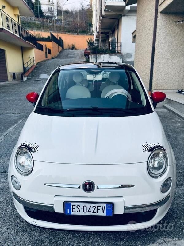 Usata Fiat 500 69 CV (50 kW) 2014 Bianco Utilitaria