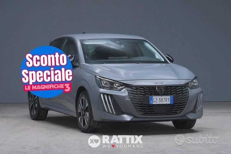 Usata Peugeot 208 Allure 110 CV (80 kW) 2025 Grigio selenium Utilitaria