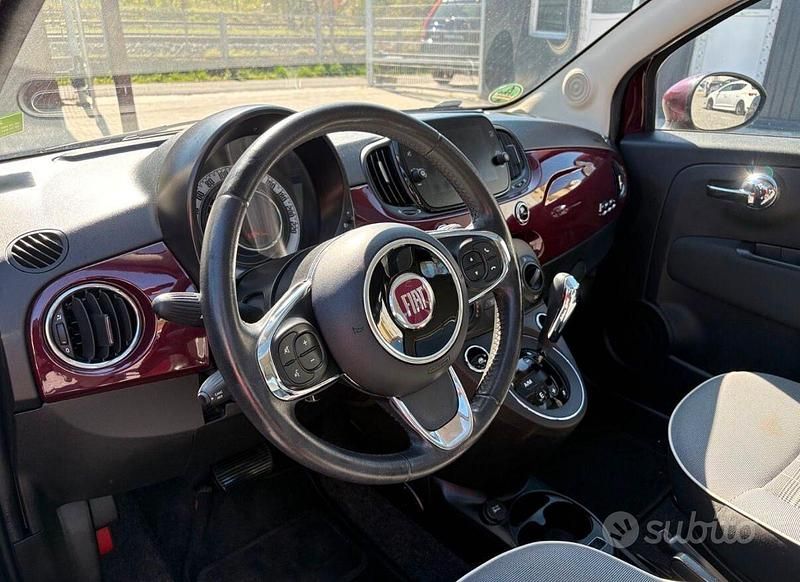 Usata Fiat 500 Lounge 69 CV (50 kW) 2018 Rosso Utilitaria