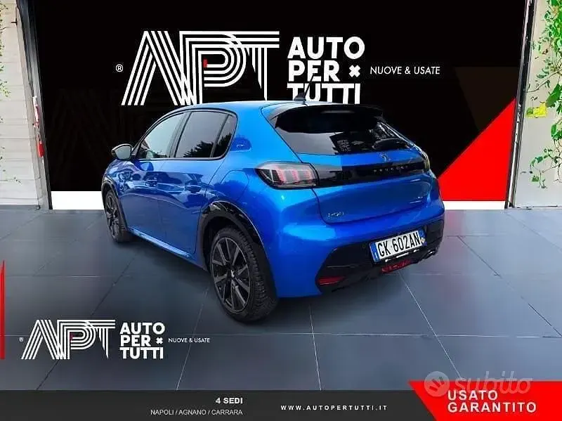 Usata Peugeot 208 GT 102 CV (75 kW) 2022 Blu Utilitaria