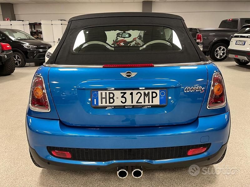 Usata Mini Cooper S Cabriolet 174 CV (127 kW) 2009 Blu Cabrio