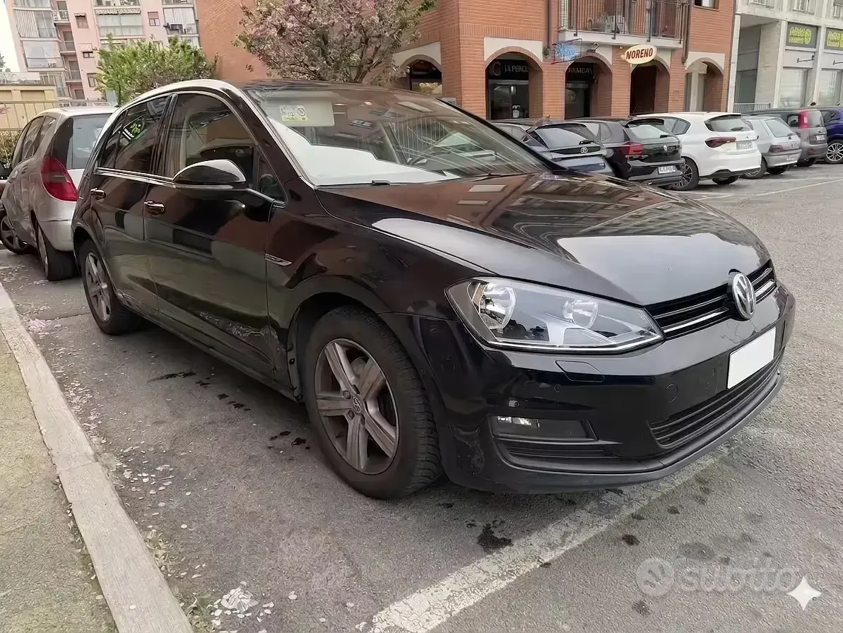 Usata VW Golf VII 110 CV (80 kW) 2016 Nero Berlina