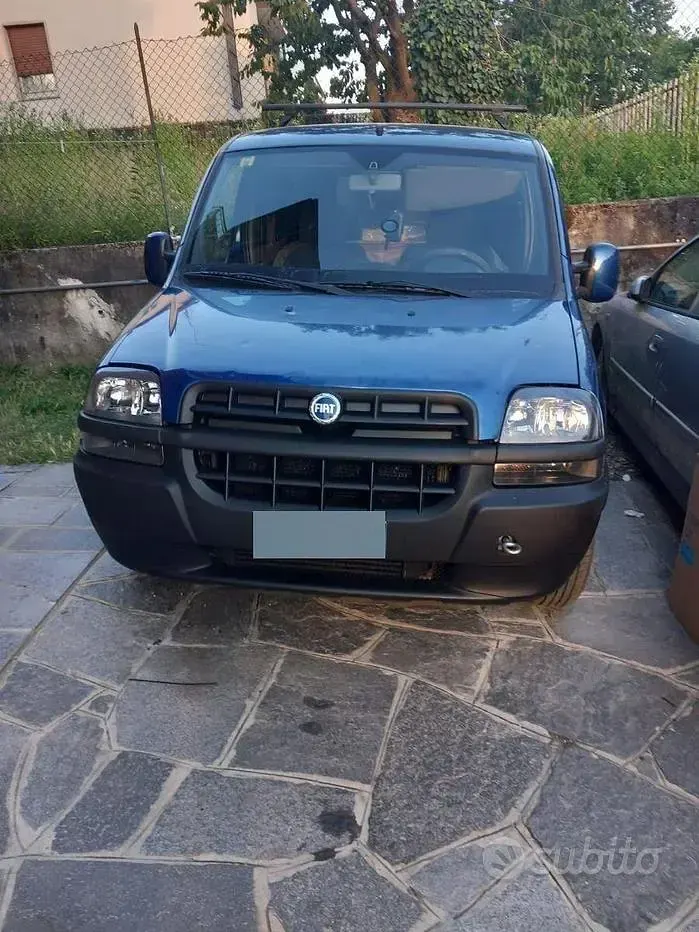 Usata Fiat Doblò 2003 Blu Monovolume