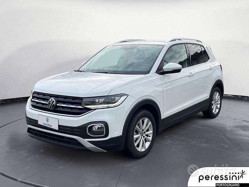 Bianco Usata 2023 VW T-Cross Advance SUV | 21.900 € (Buon prezzo) - Immagine 1/4