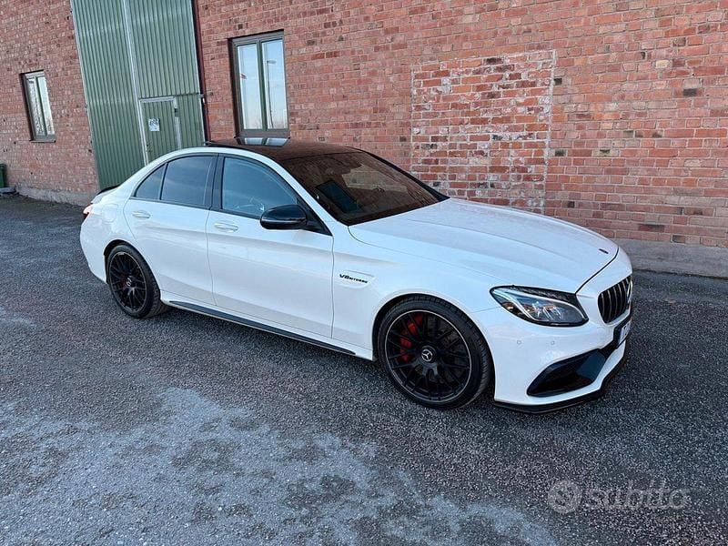 Usata Mercedes C63S AMG AMG 510 CV (375 kW) 2018 Bianco Berlina
