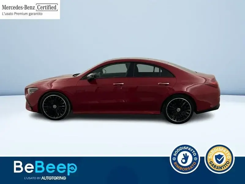 Usata Mercedes CLA200 AMG Line Premium Plus 150 CV (110 kW) 2023 Rosso metallizzato Coupé
