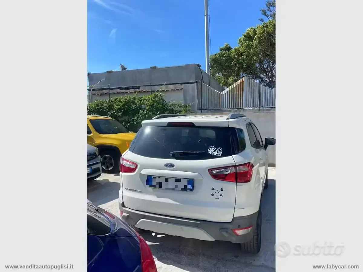 Usata Ford Ecosport Titanium S 95 CV (69 kW) 2016 Bianco SUV